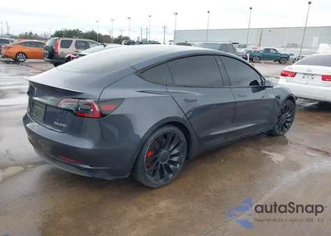 2023 Tesla Model 3 Performance Dual Motor All-Wheel Drive из США, поврежденный, VIN 5YJ3E1EC3PF577351